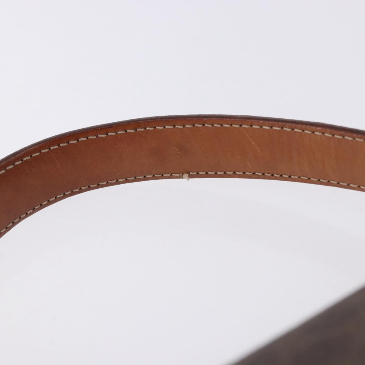 CELINE Macadam Canvas Hand Bag PVC Leather Brown Gold Auth ka5248A - Jerrillo image 10
