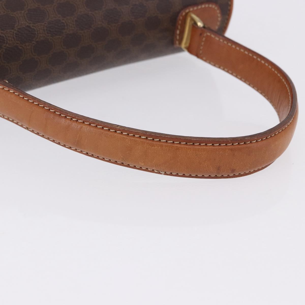 CELINE Macadam Canvas Hand Bag PVC Leather Brown Gold Auth ka5248A - Jerrillo image 8