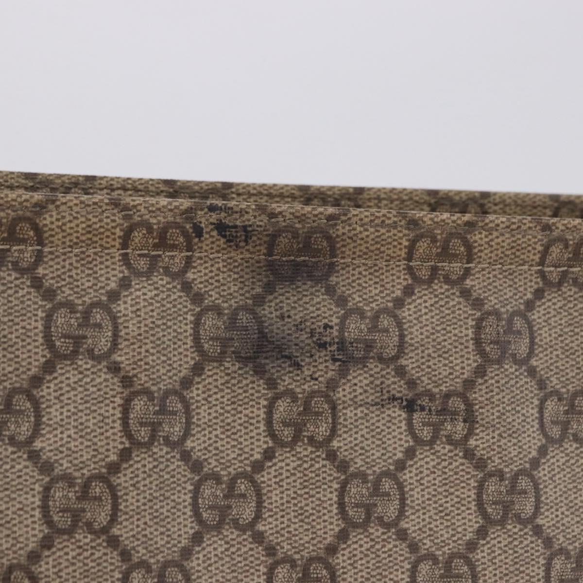 GUCCI GG Supreme Shoulder Bag PVC Beige Gold 201446 Auth ka5250 - Jerrillo image 3