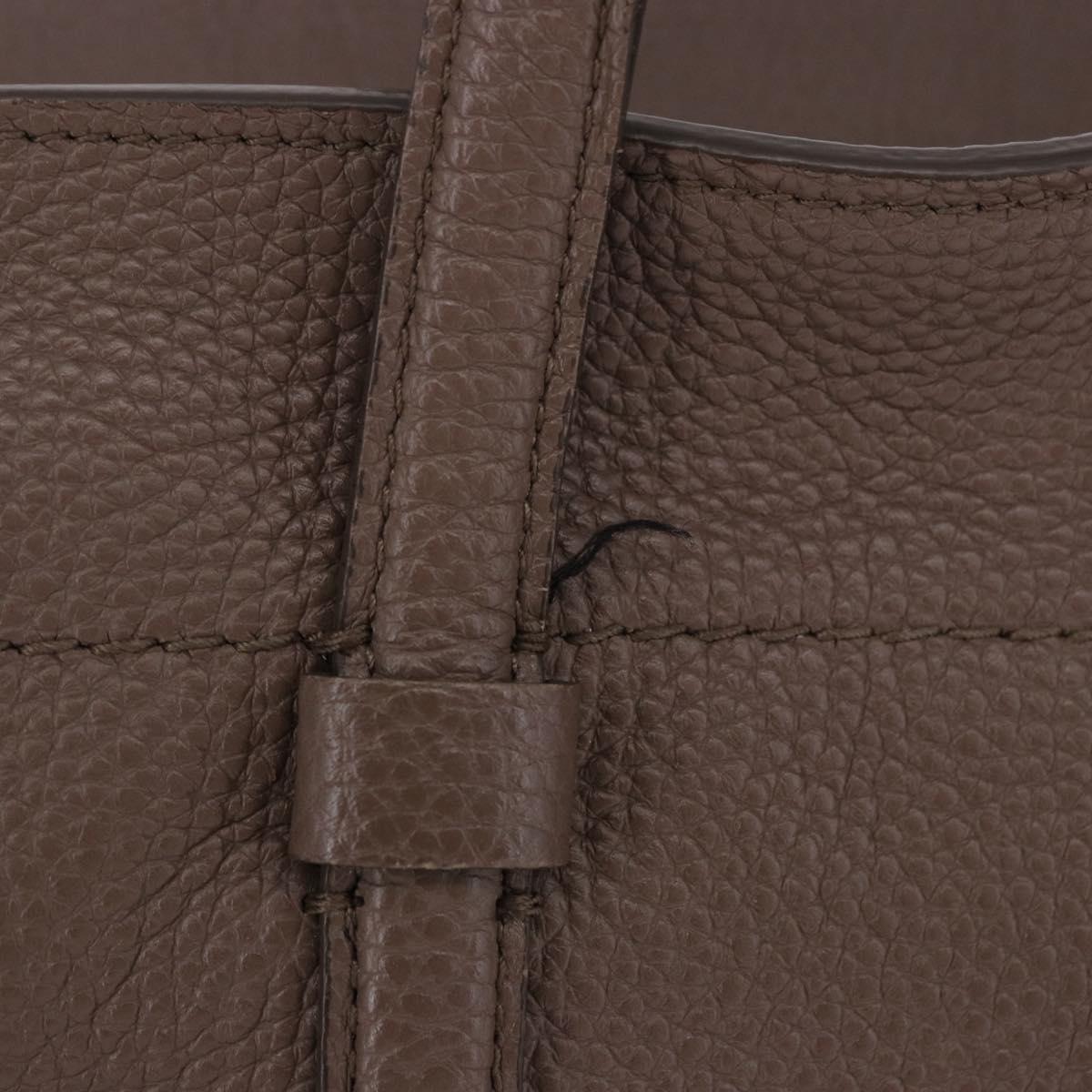 Salvatore Ferragamo Tote Bag Leather Beige Gold Auth ka5320A - Jerrillo image 4