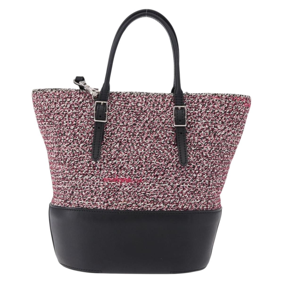 BALENCIAGA Hand Bag Canvas 2way Red Black 410790 Auth ka5418V - Jerrillo image 2