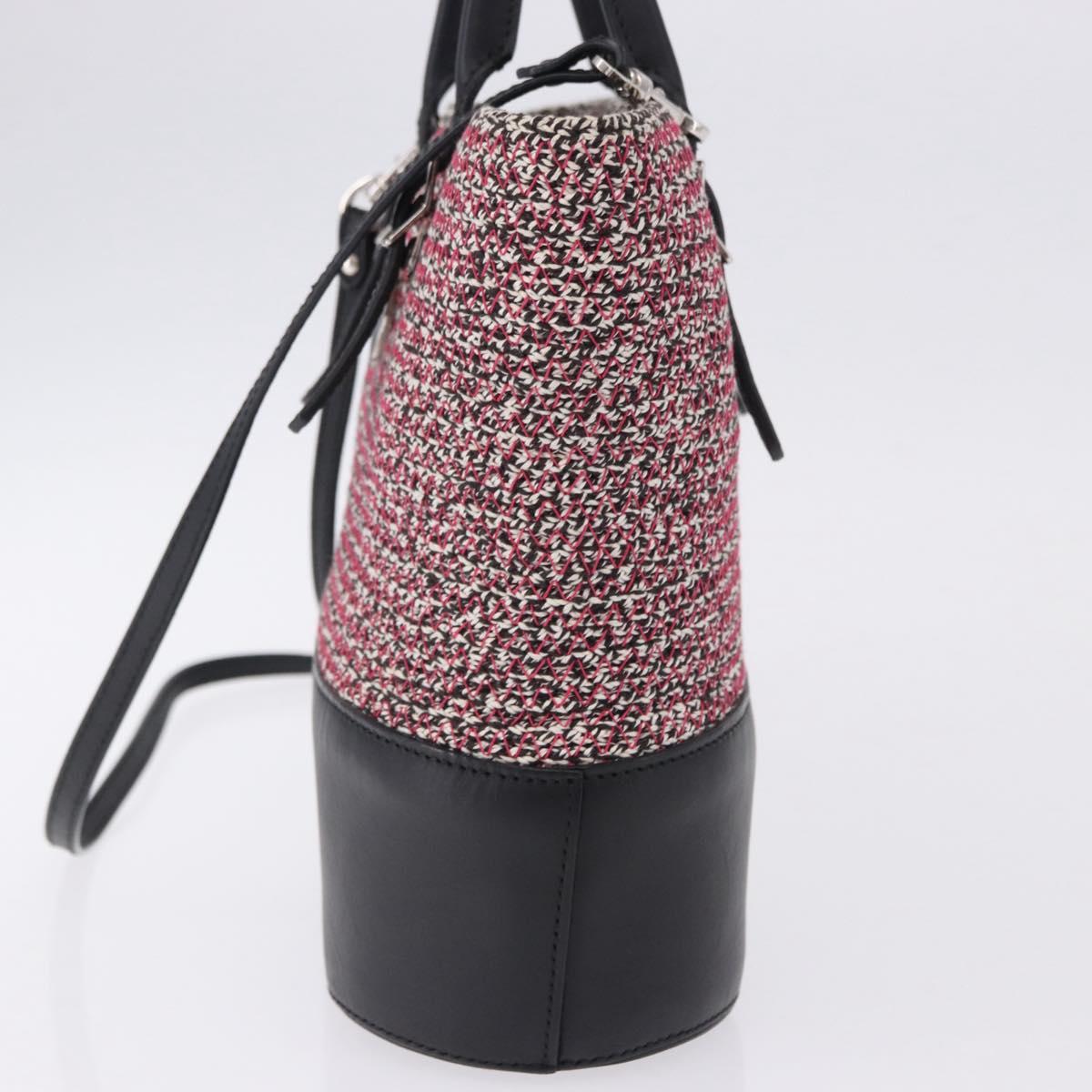 BALENCIAGA Hand Bag Canvas 2way Red Black 410790 Auth ka5418V - Jerrillo image 3