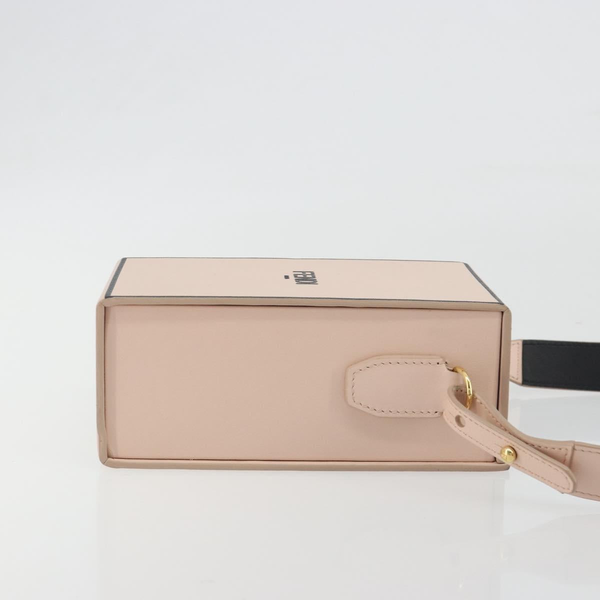 FENDI Shoulder Pouch Leather Pink Gold Tone 8BT339 Auth ka5513A - Jerrillo image 4