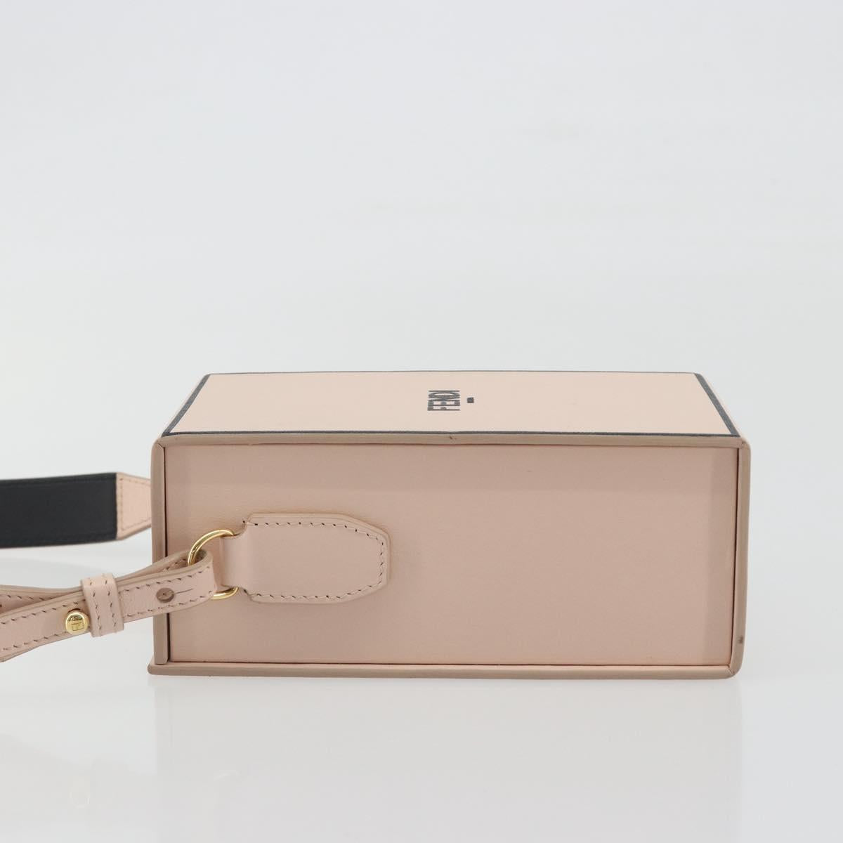FENDI Shoulder Pouch Leather Pink Gold Tone 8BT339 Auth ka5513A - Jerrillo image 5