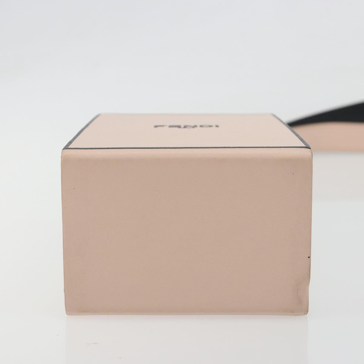 FENDI Shoulder Pouch Leather Pink Gold Tone 8BT339 Auth ka5513A - Jerrillo image 9