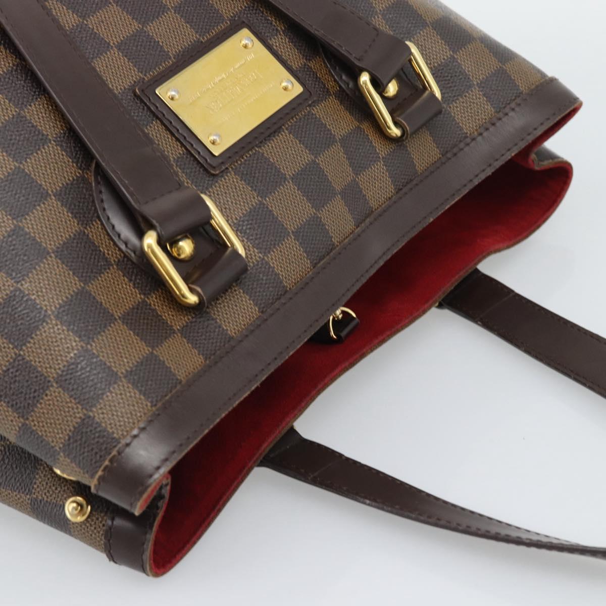 LOUIS VUITTON Damier Ebene Hampstead PM Tote Bag N51205 LV Auth ka5516 - Jerrillo image 6