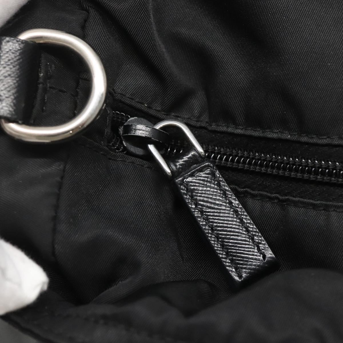 PRADA Hand Bag Nylon 2way Black Auth ki5424 - Jerrillo image 10
