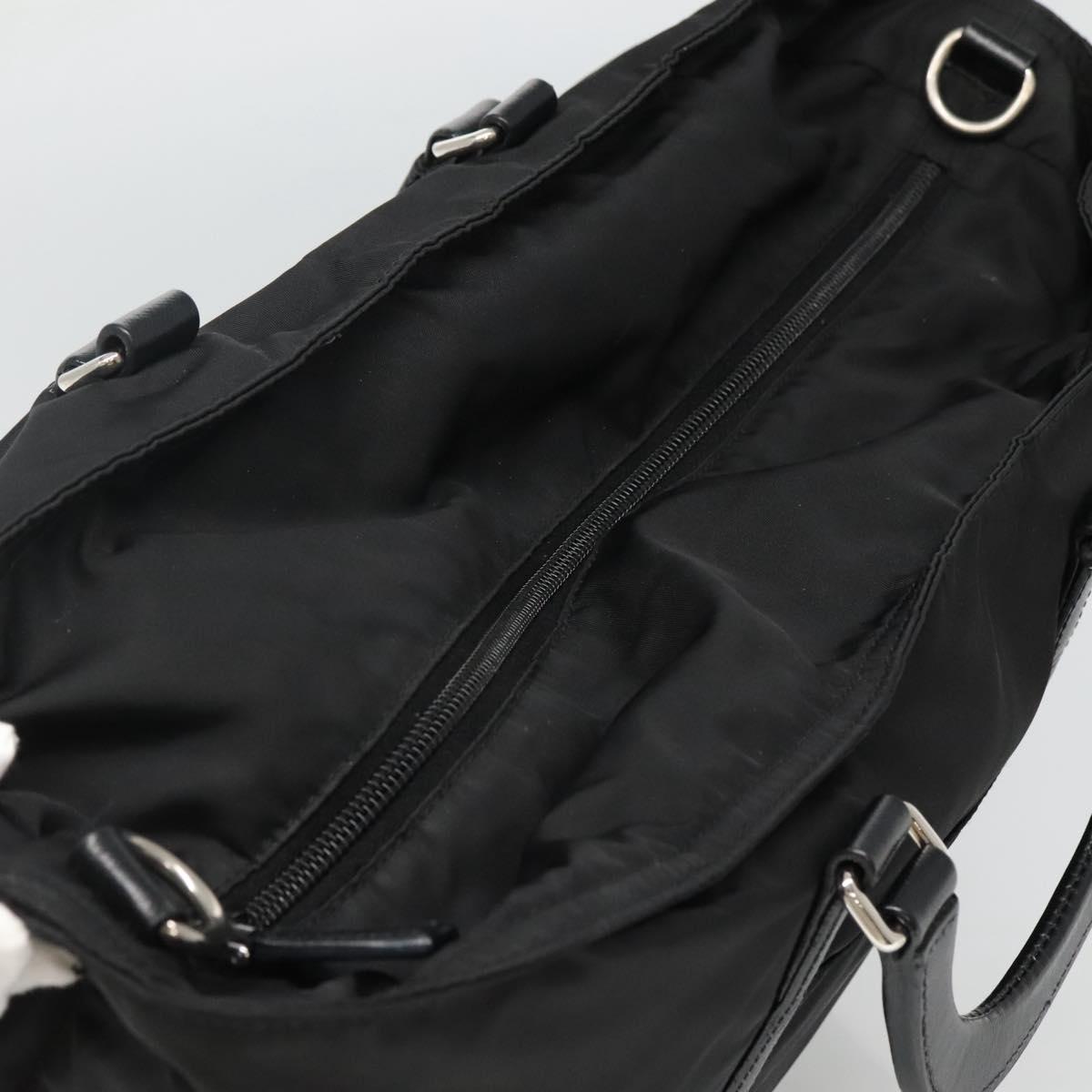 PRADA Hand Bag Nylon 2way Black Auth ki5424 - Jerrillo image 6