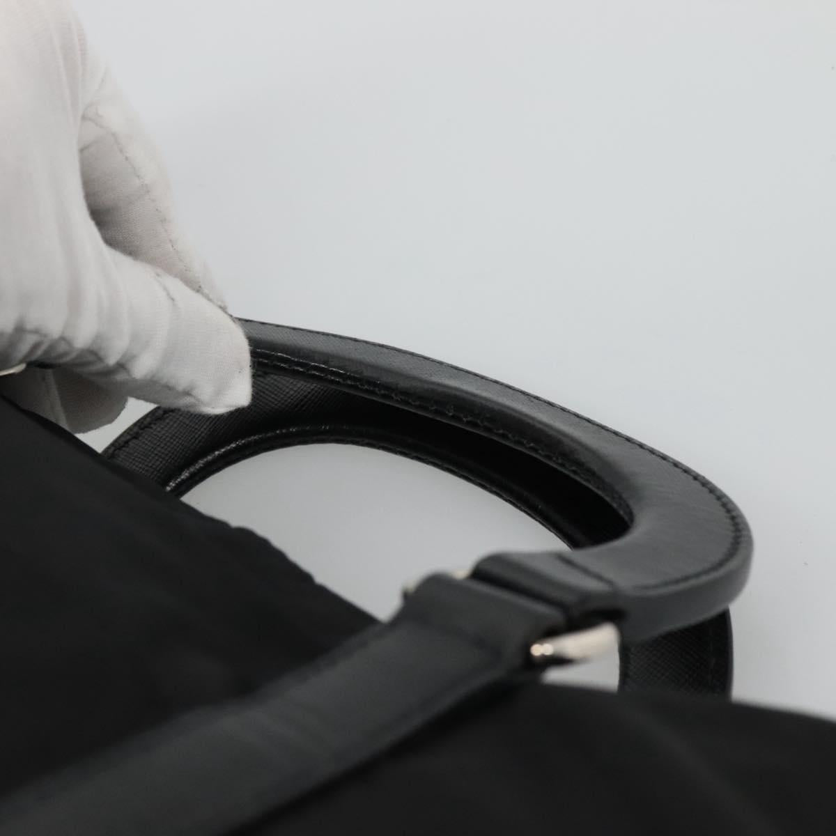 PRADA Hand Bag Nylon 2way Black Auth ki5424 - Jerrillo image 8