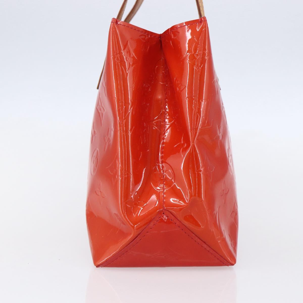 LOUIS VUITTON Monogram Vernis Reade PM Hand Bag Red Rouge M91088 LV Auth ki6184 - Jerrillo image 3