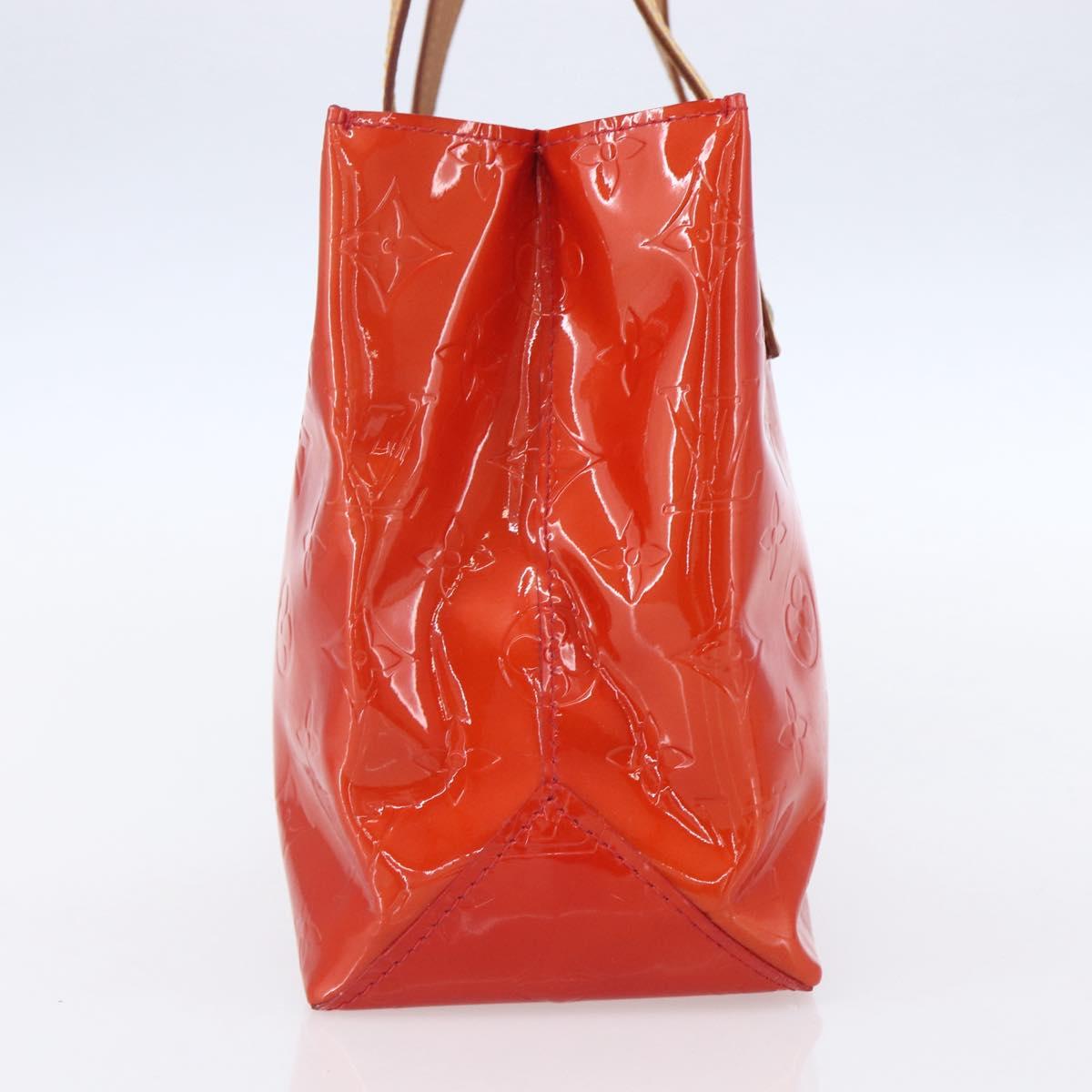 LOUIS VUITTON Monogram Vernis Reade PM Hand Bag Red Rouge M91088 LV Auth ki6184 - Jerrillo image 4