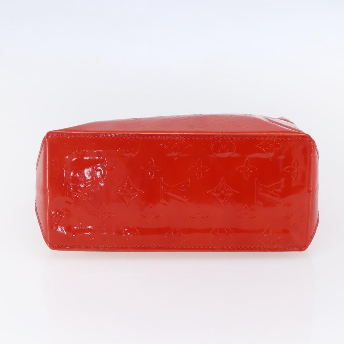 LOUIS VUITTON Monogram Vernis Reade PM Hand Bag Red Rouge M91088 LV Auth ki6184 - Jerrillo image 5