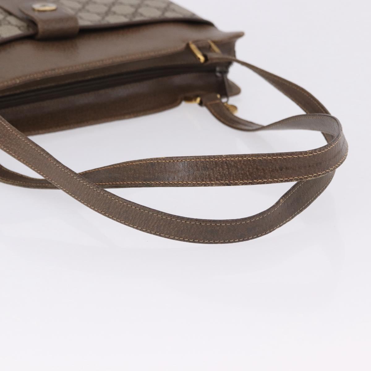 GUCCI GG Supreme Shoulder Bag PVC Beige Gold Auth ki6747 - Jerrillo image 7