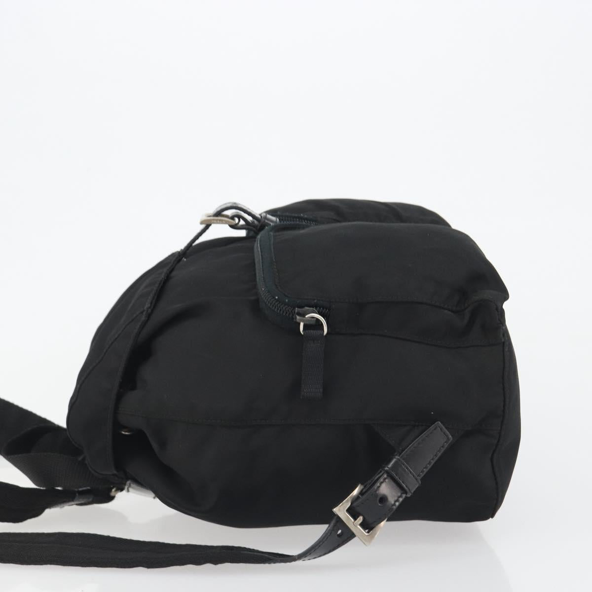 PRADA Backpack Nylon Black Silver Auth mr2651 - Jerrillo image 4