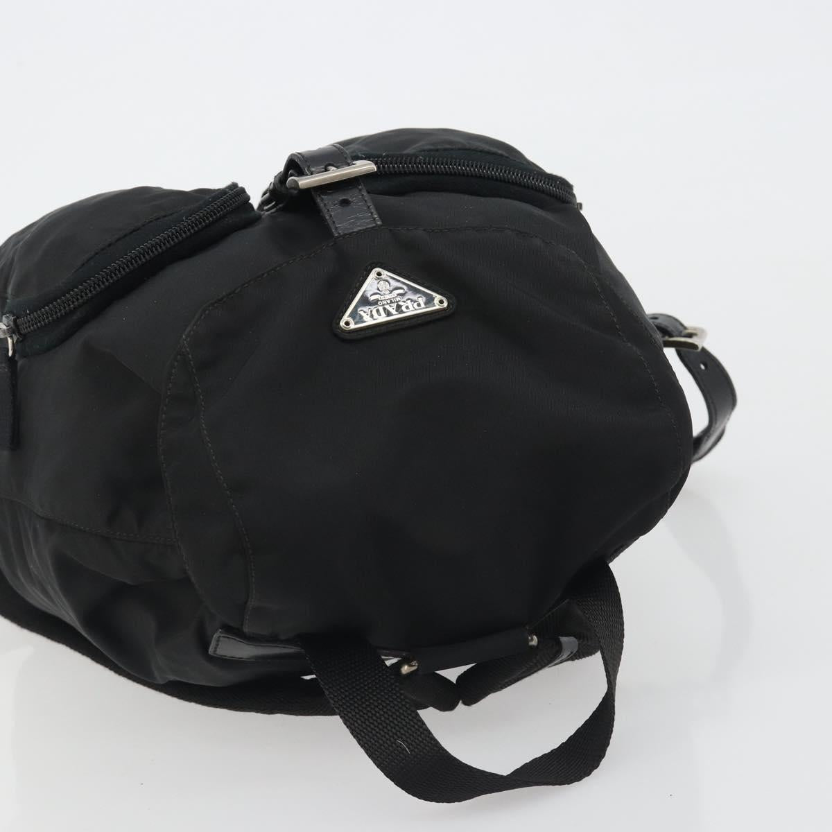 PRADA Backpack Nylon Black Silver Auth mr2651 - Jerrillo image 6