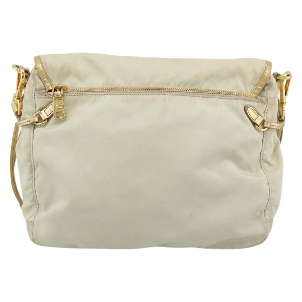 PRADA Shoulder Bag Nylon Gold Auth mr2696 - Jerrillo image 2