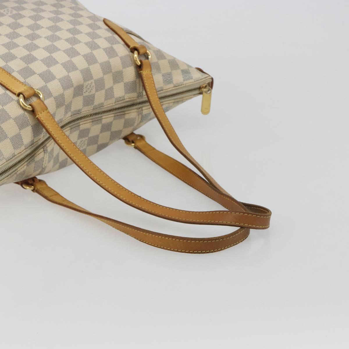 LOUIS VUITTON Damier Azur Totally MM Tote Bag N51262 LV Auth mr2758 - Jerrillo image 7
