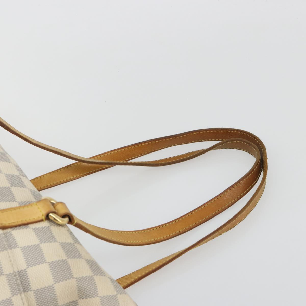 LOUIS VUITTON Damier Azur Totally MM Tote Bag N51262 LV Auth mr2758 - Jerrillo image 8