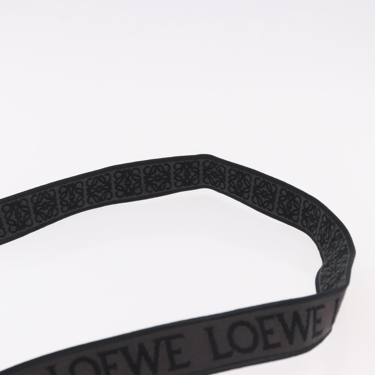 LOEWE Anton Sling Shoulder Bag Leather Black Silver Auth SW2640SM - Jerrillo image 8