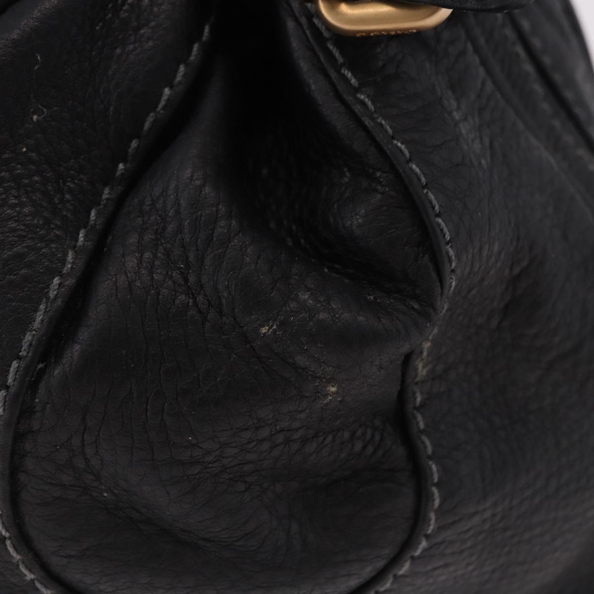 Chloe Paddington Hand Bag Leather Black Gold Auth SW2641M - Jerrillo image 5