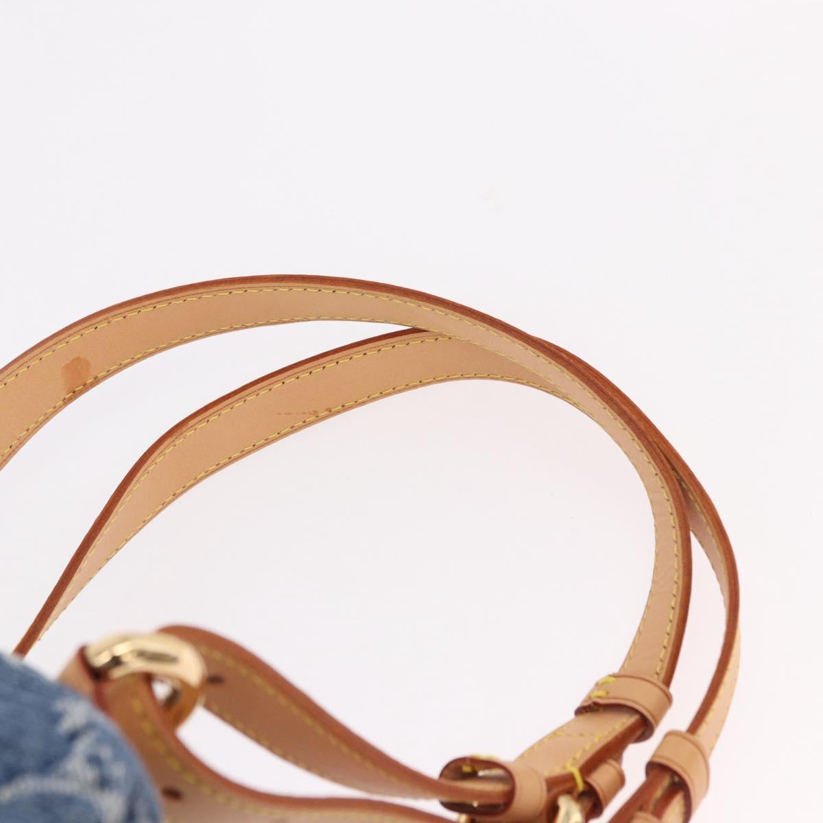 LOUIS VUITTON Monogram Denim Sac A Dos PM Backpack Blue LV Auth SW2648SM - Jerrillo image 10