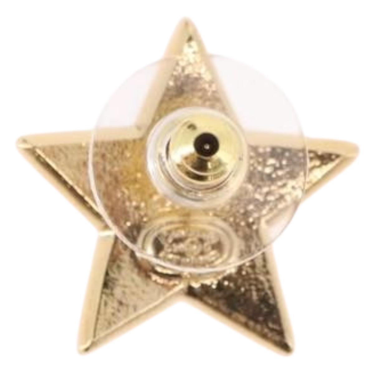 CHANEL Star Coco Mark Pierce Metal Gold Tone CC Auth SW2654SAM - Jerrillo image 3
