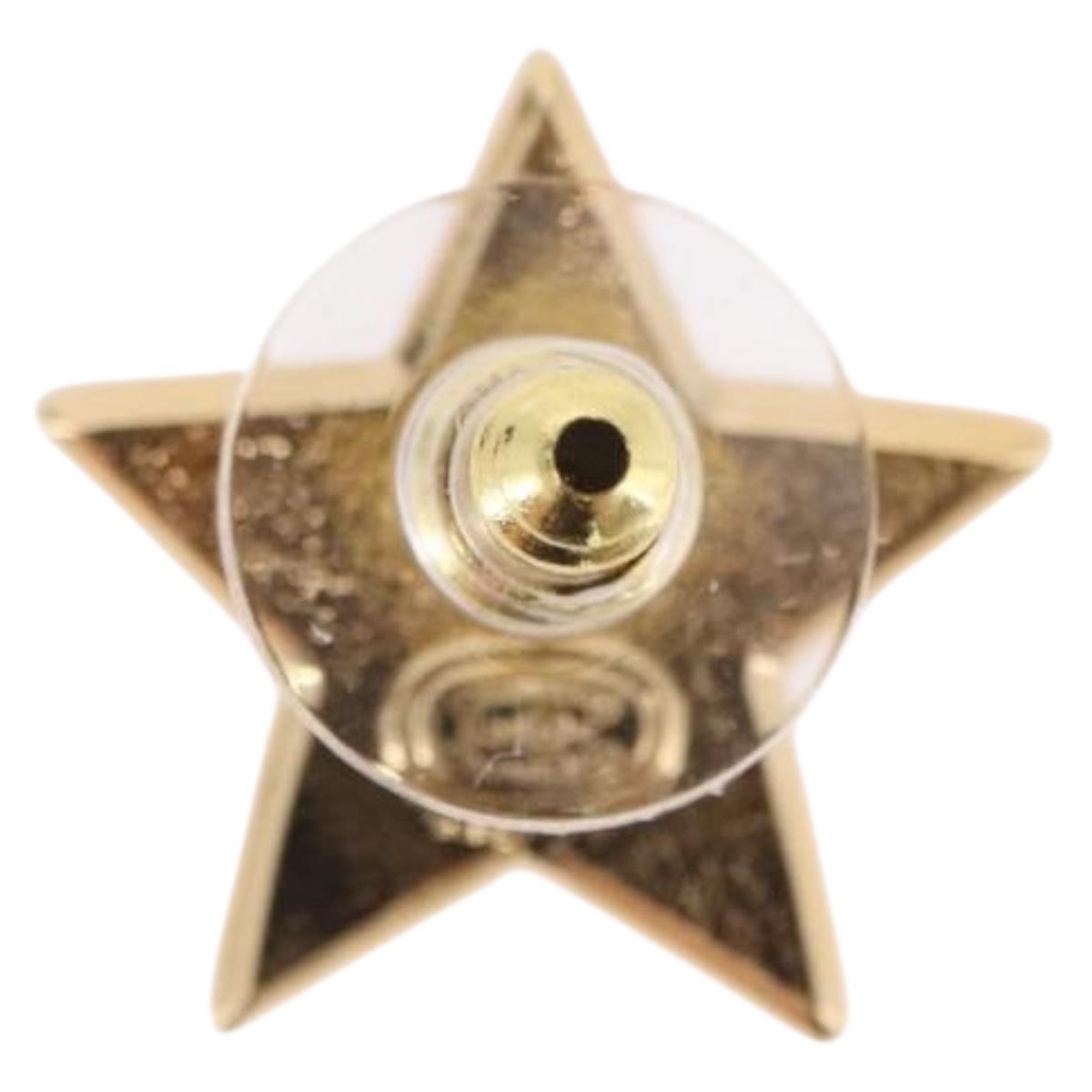 CHANEL Star Coco Mark Pierce Metal Gold Tone CC Auth SW2654SAM - Jerrillo image 7