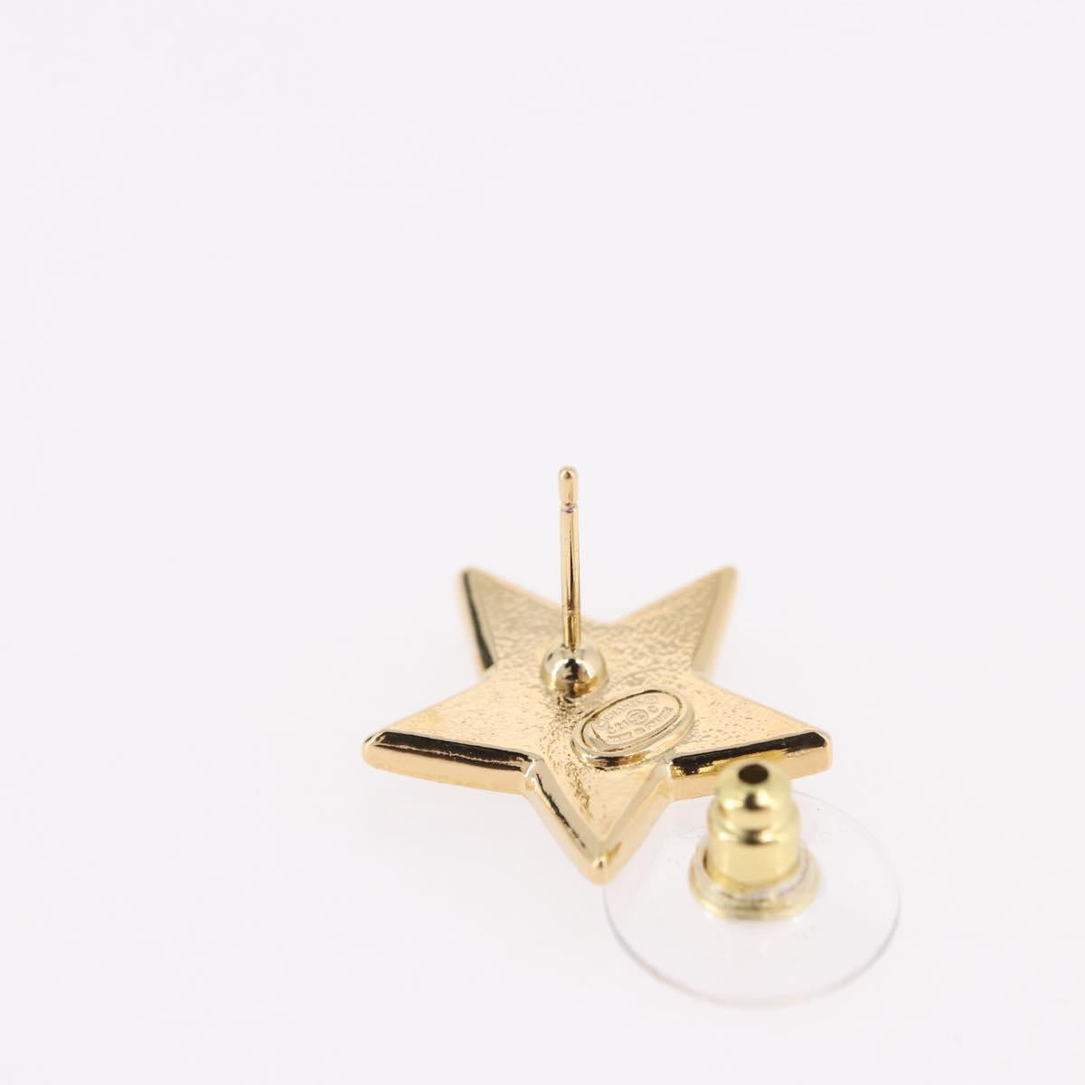 CHANEL Star Coco Mark Pierce Metal Gold Tone CC Auth SW2654SAM - Jerrillo image 8