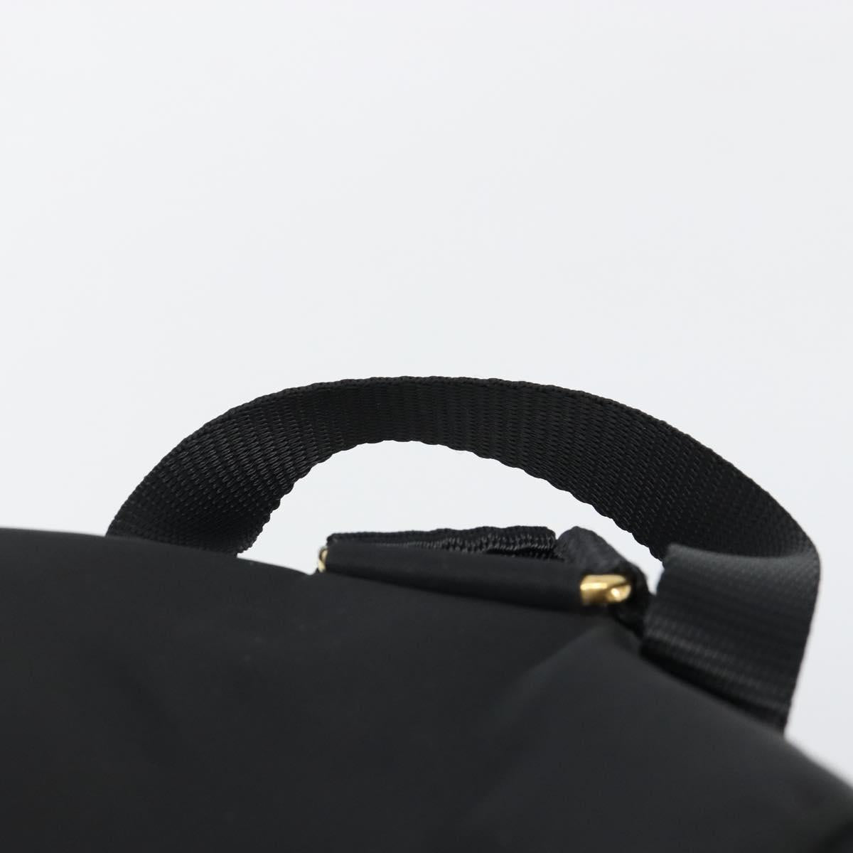 PRADA Backpack Nylon Black Gold Auth yk20532SAV - Jerrillo image 8