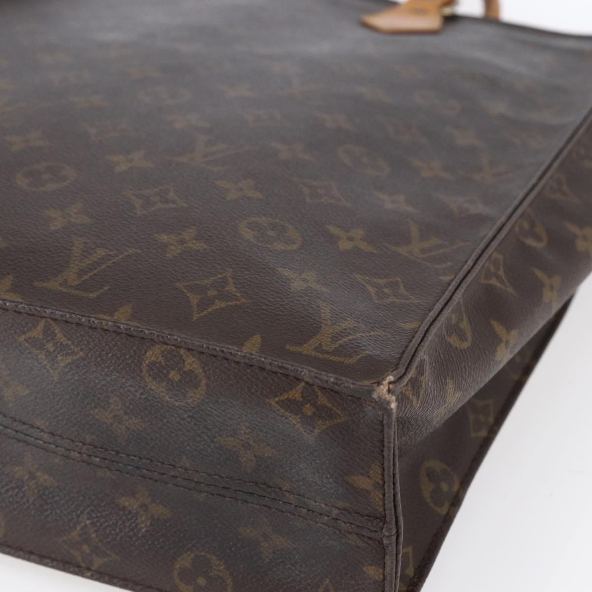 LOUIS VUITTON Monogram Sac Plat Hand Bag M51140 LV Auth 147755 - Jerrillo image 9