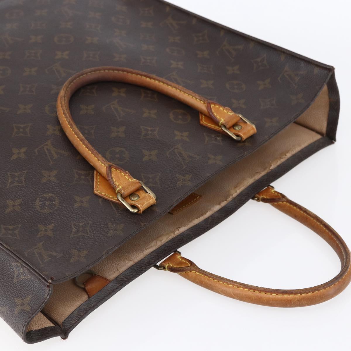 LOUIS VUITTON Monogram Sac Plat Hand Bag M51140 LV Auth 147755 - Jerrillo image 6