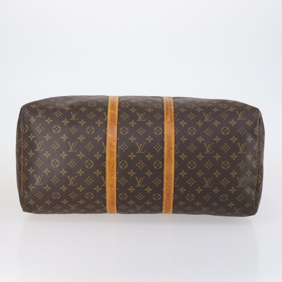 LOUIS VUITTON Monogram Keepall 55 Boston Bag M41424 LV Auth 148740 - Jerrillo image 9
