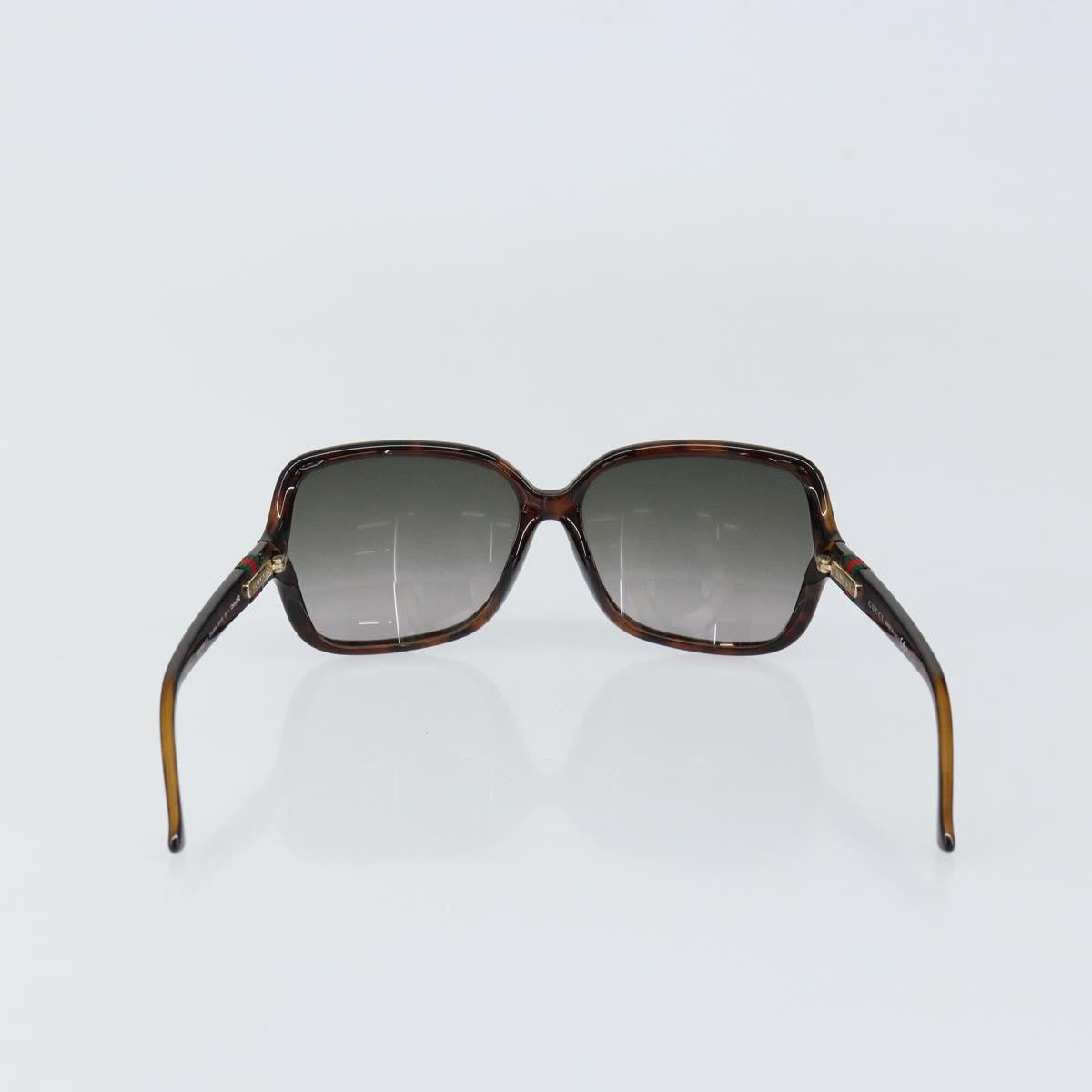 GUCCI Web Sherry Line Sunglasses plastic Brown Auth 148978 - Jerrillo image 3