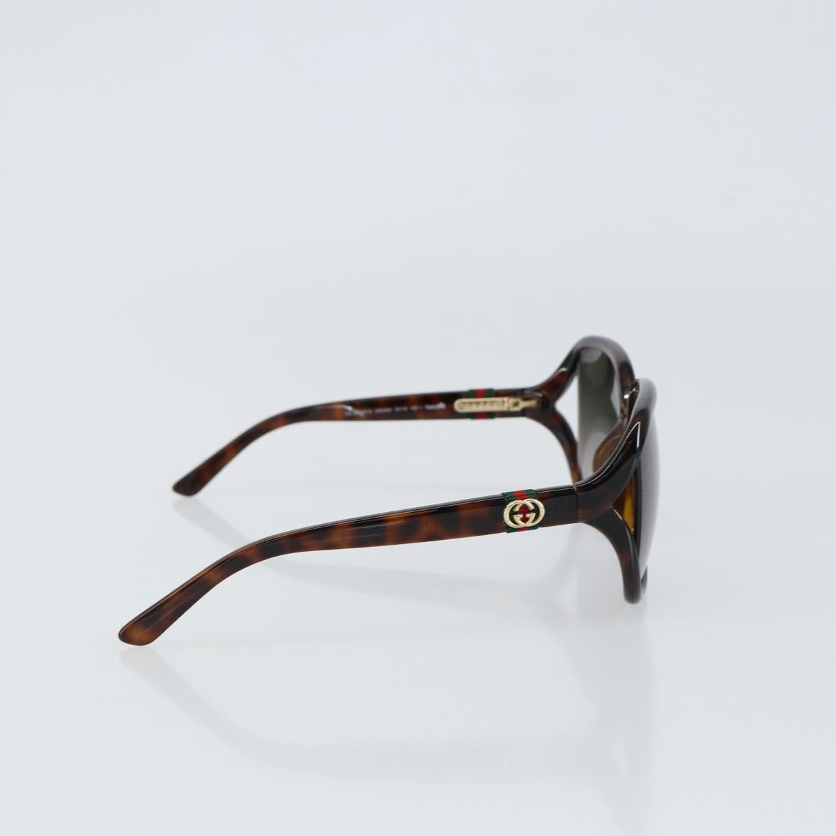 GUCCI Web Sherry Line Sunglasses plastic Brown Auth 148978 - Jerrillo image 5