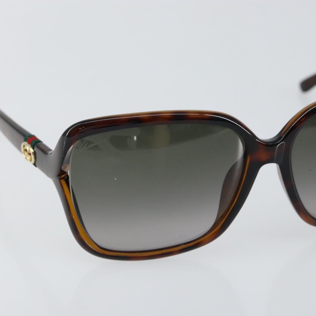 GUCCI Web Sherry Line Sunglasses plastic Brown Auth 148978 - Jerrillo image 6