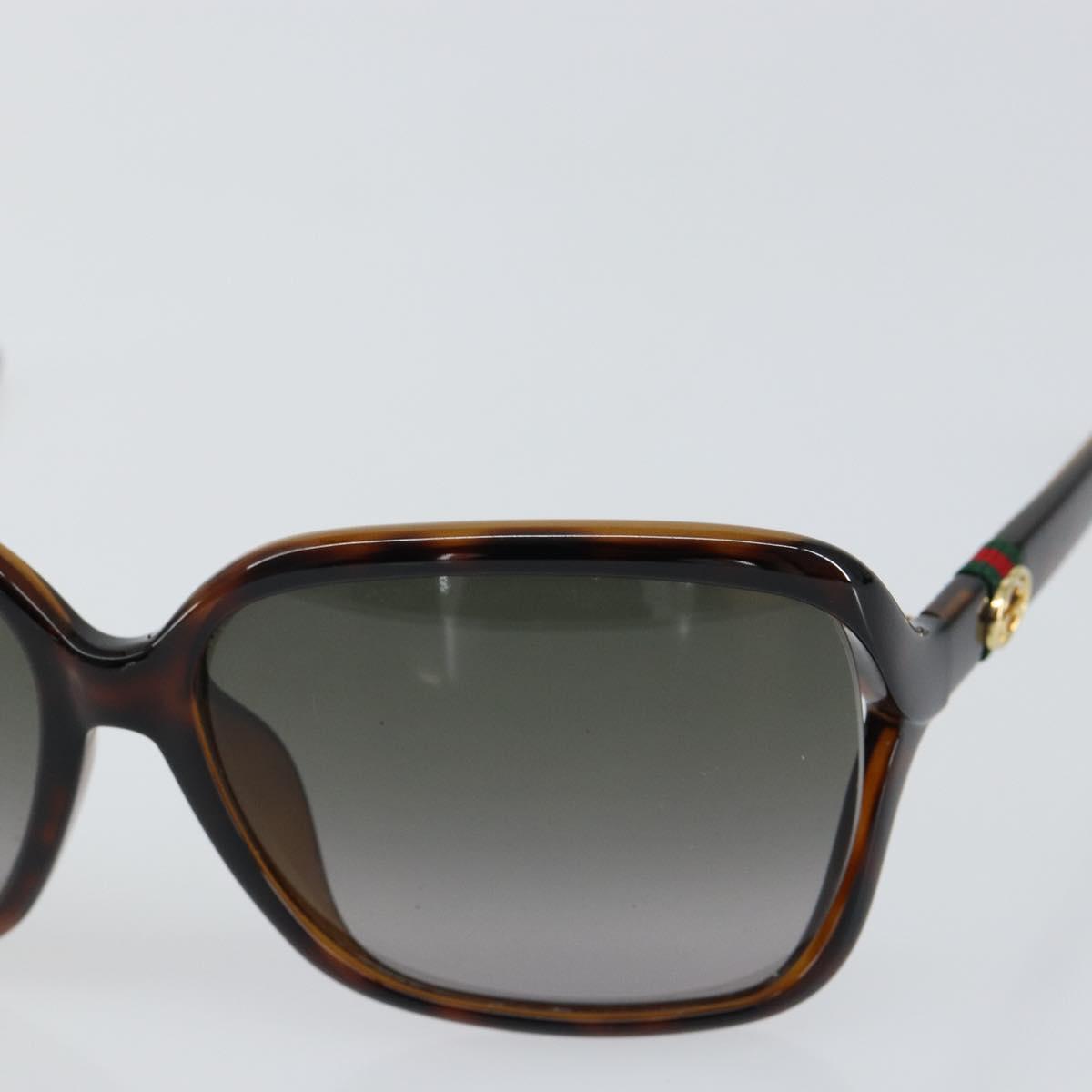 GUCCI Web Sherry Line Sunglasses plastic Brown Auth 148978 - Jerrillo image 7