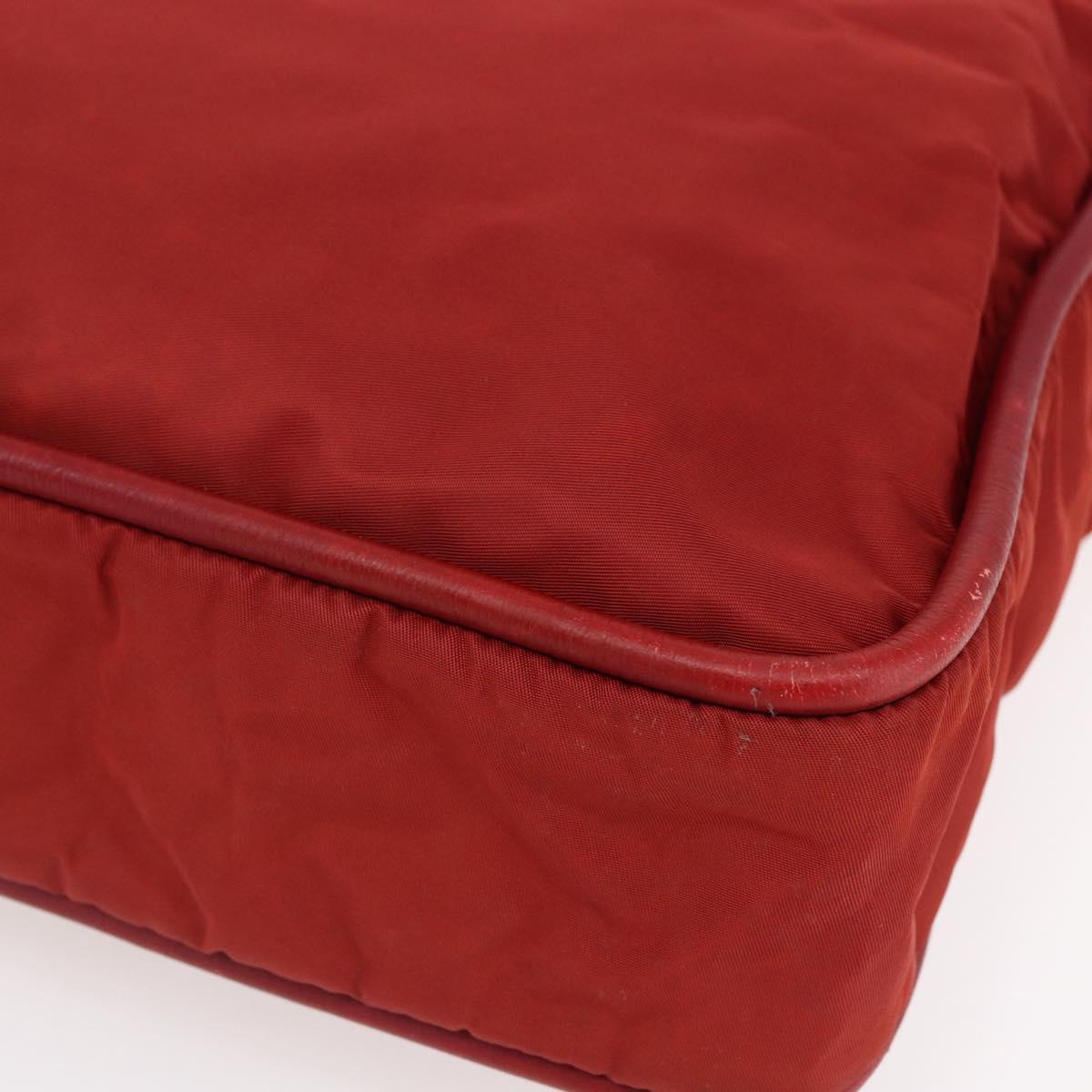 CELINE Tote Bag Nylon Red Gold Auth 149130 - Jerrillo image 9