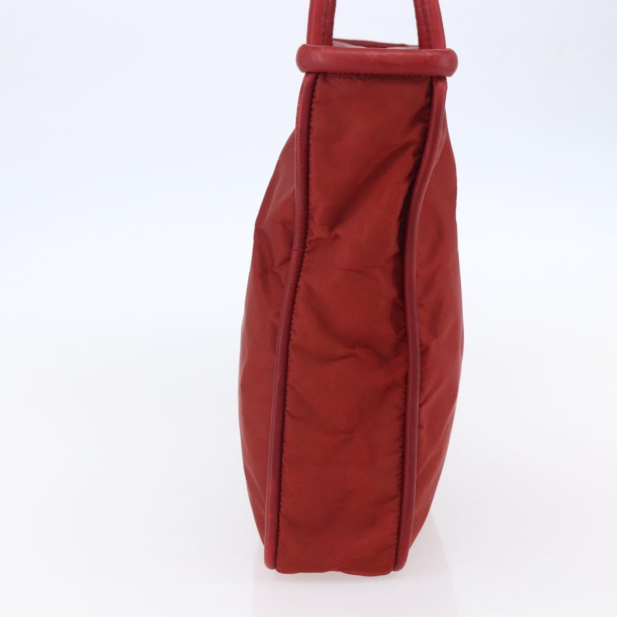 CELINE Tote Bag Nylon Red Gold Auth 149130 - Jerrillo image 3