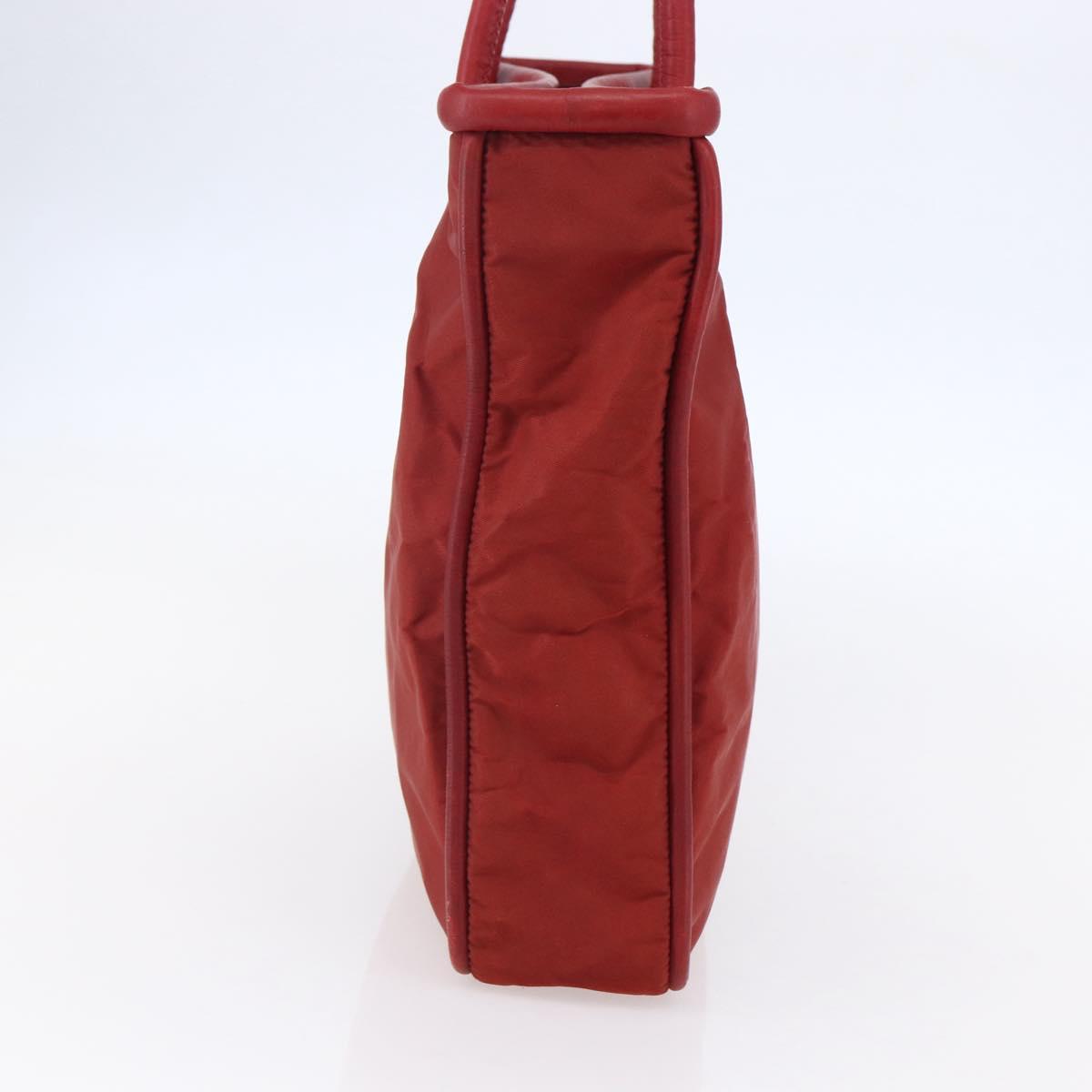 CELINE Tote Bag Nylon Red Gold Auth 149130 - Jerrillo image 4