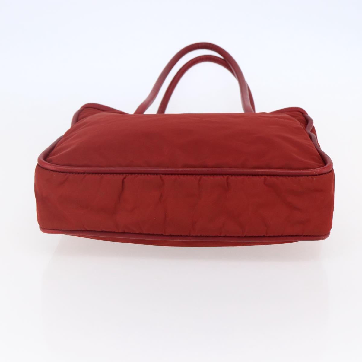 CELINE Tote Bag Nylon Red Gold Auth 149130 - Jerrillo image 5
