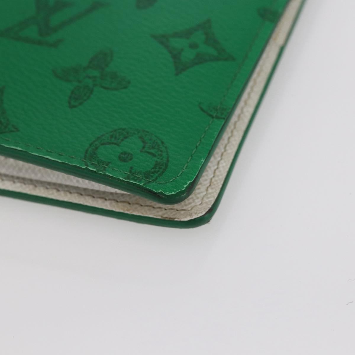 LOUIS VUITTON Monogram Everyday Portefeuille Brazza Green M80801 LV Auth 149234 - Jerrillo image 8