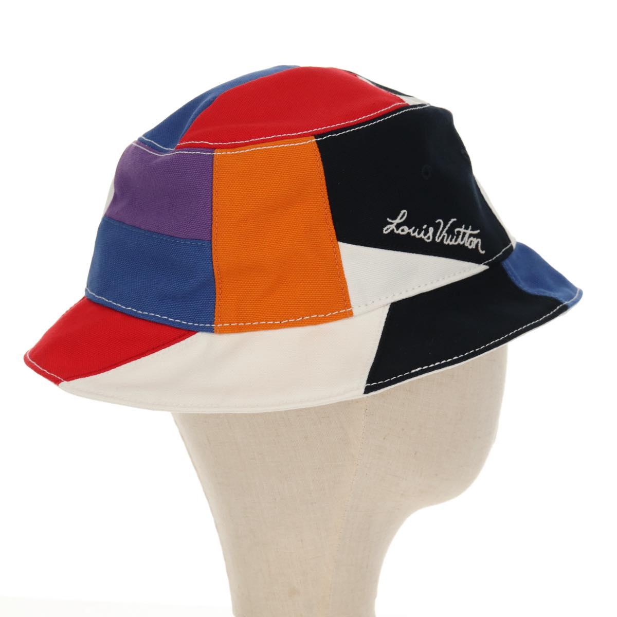 LOUIS VUITTON Bone Color Panel Hat Canvas Multicolor MP2736 LV Auth 149292M - Jerrillo image 4