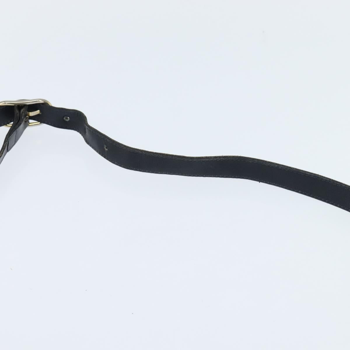GUCCI GG Supreme Shoulder Bag PVC Navy Gold Auth 150027 - Jerrillo image 8