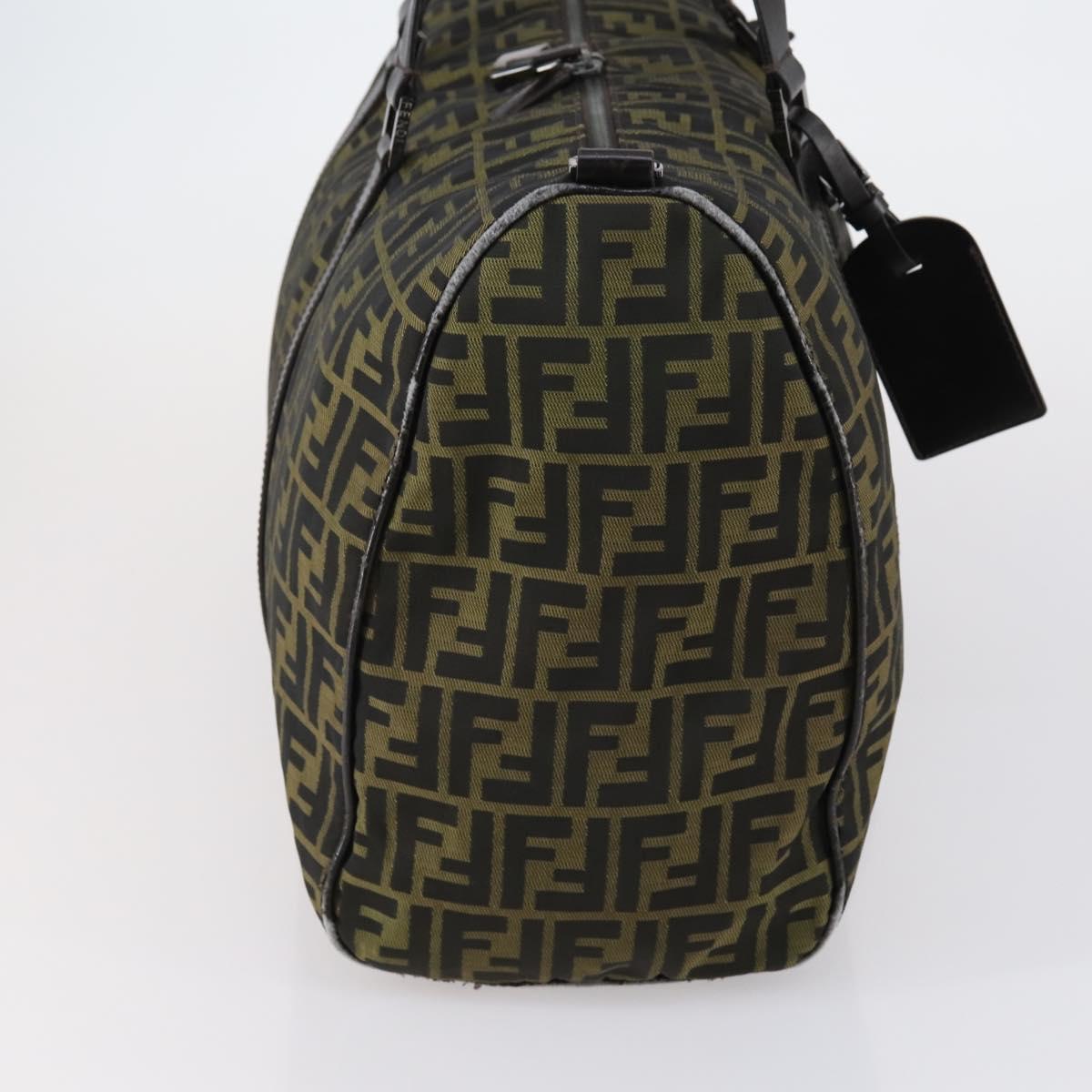 FENDI Zucca Canvas Tote Bag Black Brown Auth 150286 - Jerrillo image 5