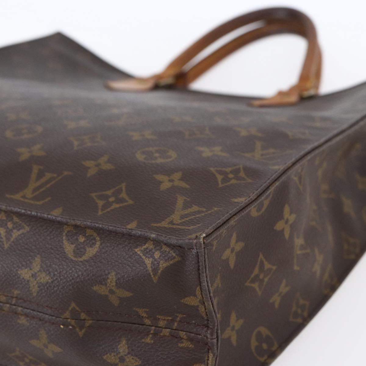LOUIS VUITTON Monogram Sac Plat Hand Bag M51140 LV Auth 150580 - Jerrillo image 9