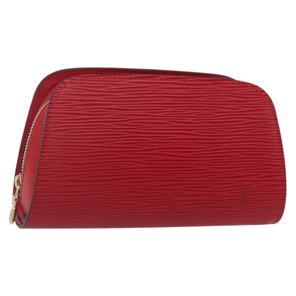 LOUIS VUITTON Epi Dauphine PM Pouch Castilian Red M48447 LV Auth 150889 - Jerrillo image 2
