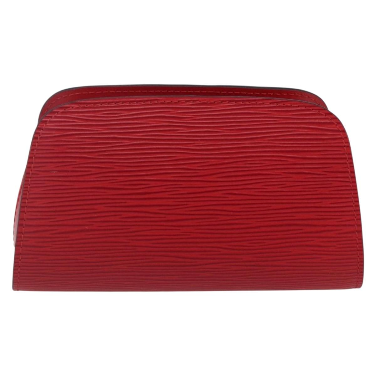 LOUIS VUITTON Epi Dauphine PM Pouch Castilian Red M48447 LV Auth 150889 - Jerrillo image 3