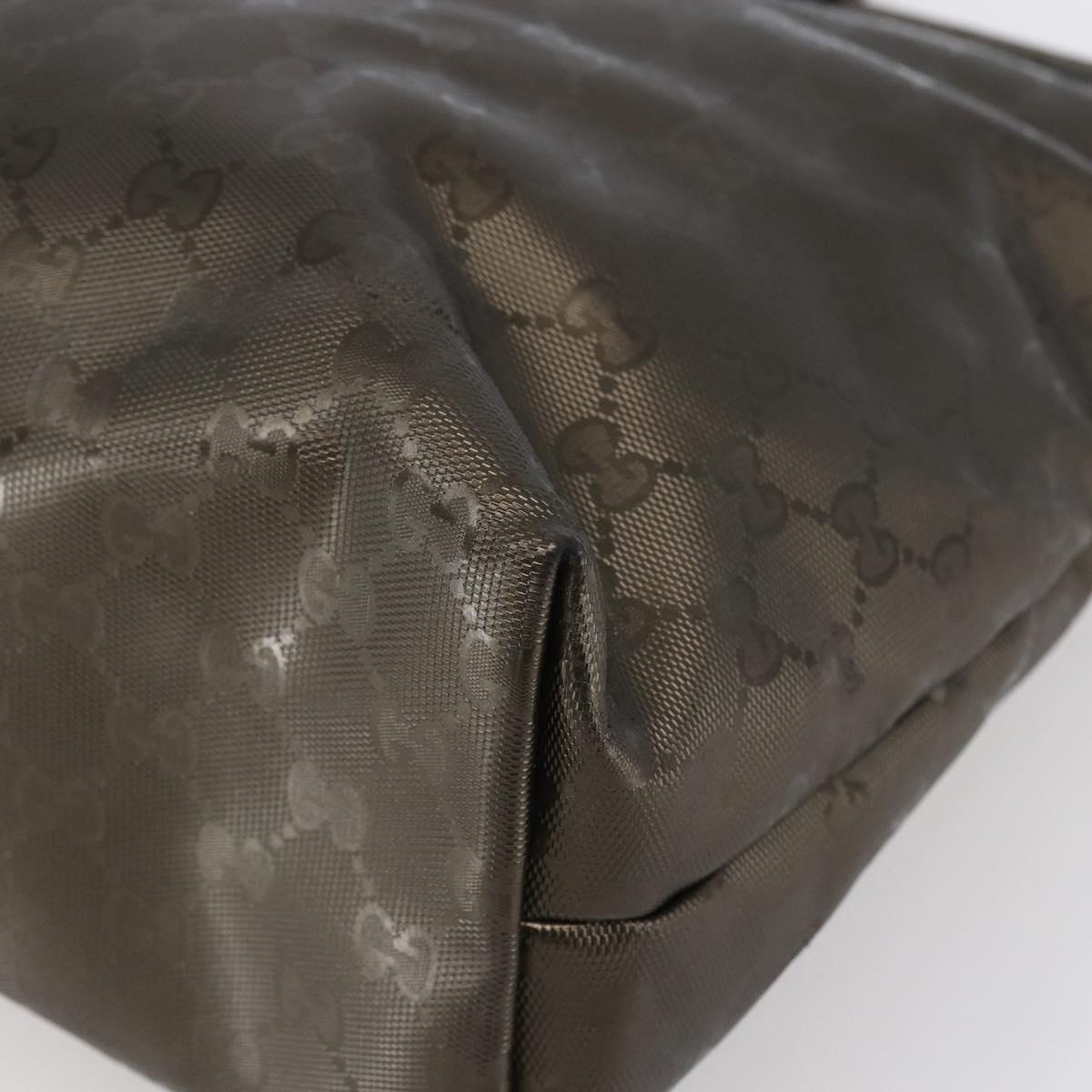 GUCCI GG Implementation Tote Bag PVC Silver Pink gray 211137 Auth 151918 - Jerrillo image 9