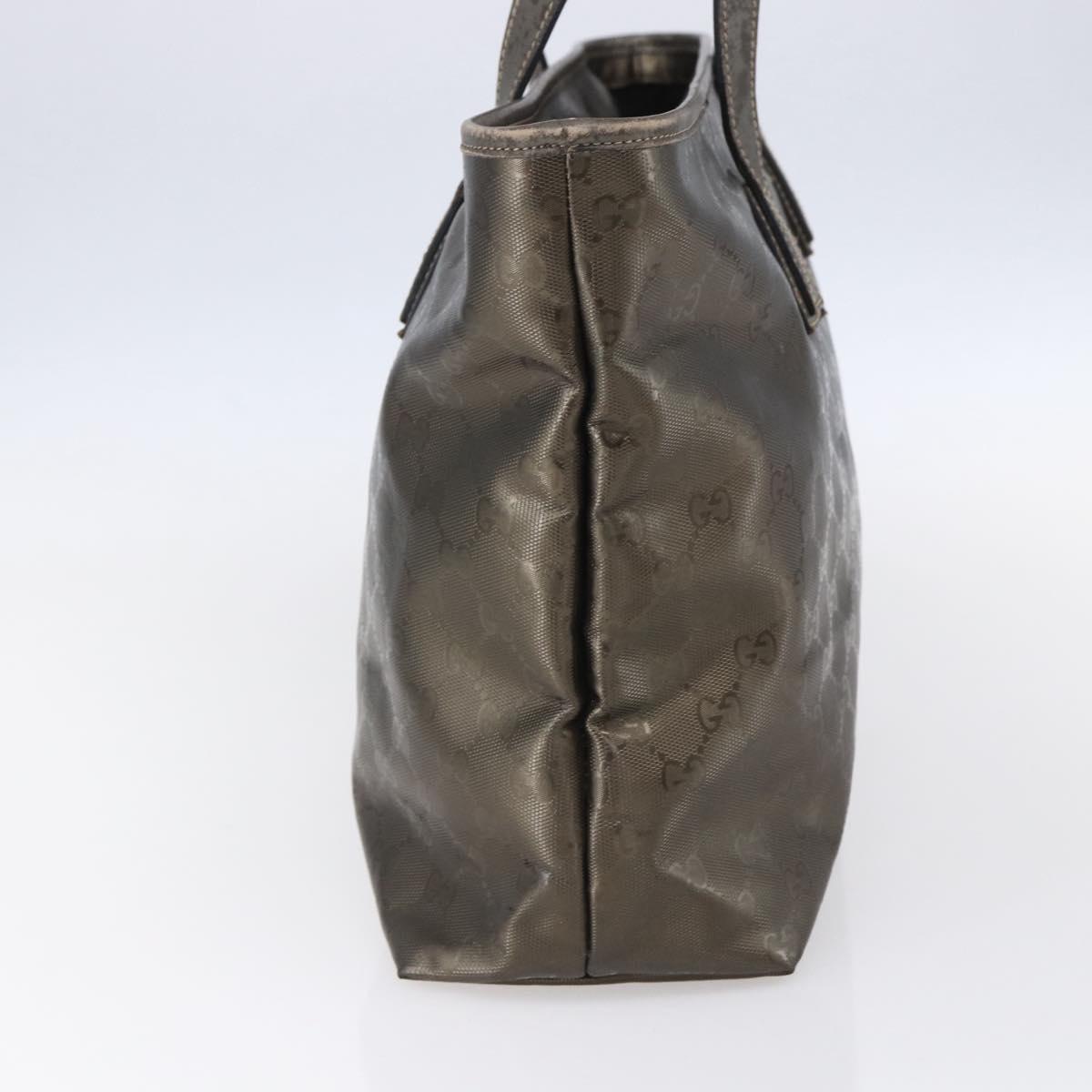 GUCCI GG Implementation Tote Bag PVC Silver Pink gray 211137 Auth 151918 - Jerrillo image 3