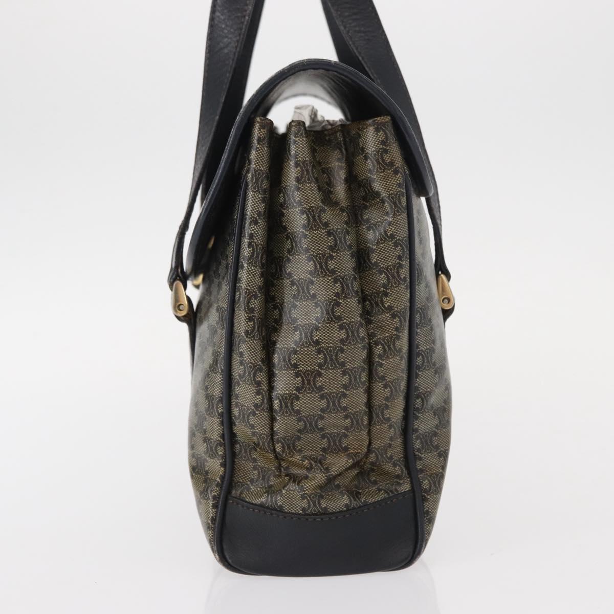 CELINE Macadam Canvas Shoulder Bag PVC Black Gold Auth 152036 - Jerrillo image 3